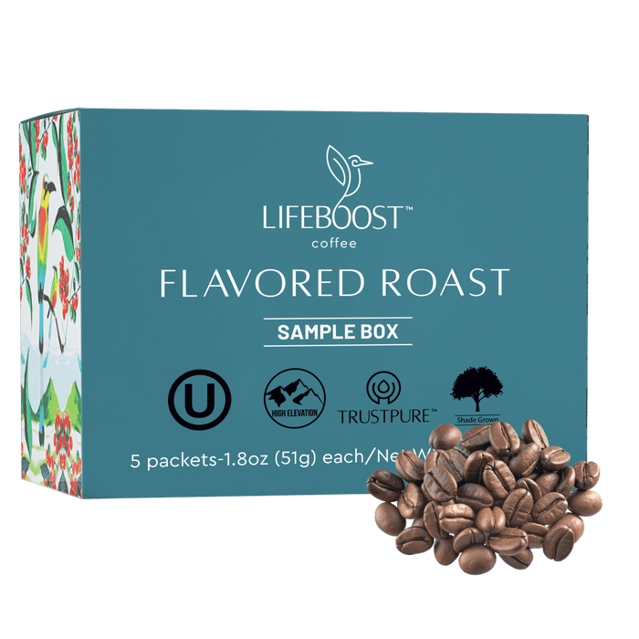 Flavored Sample Pack - Lifeboost Coffee