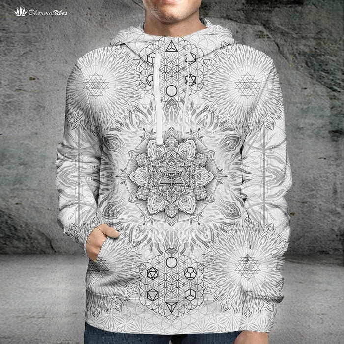Geometric Bright by YantrArt Design Hoodie