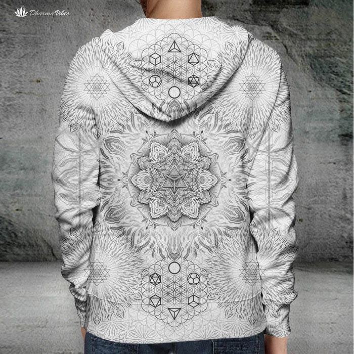 Geometric Bright by YantrArt Design Hoodie