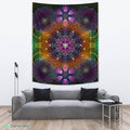 Geometric Color by YantrArt Design Mandala Tapestry