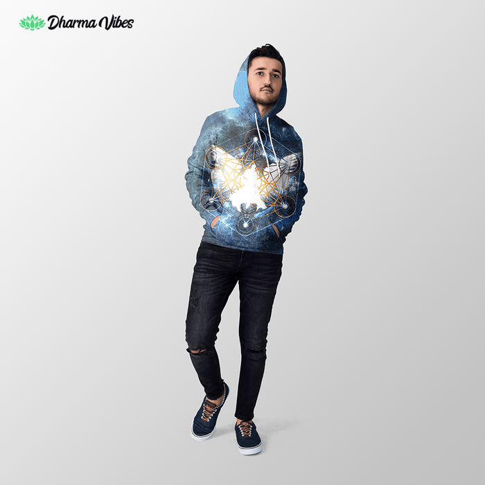 Geometry Metatron Arcangel FULL by McAshe Hoodie