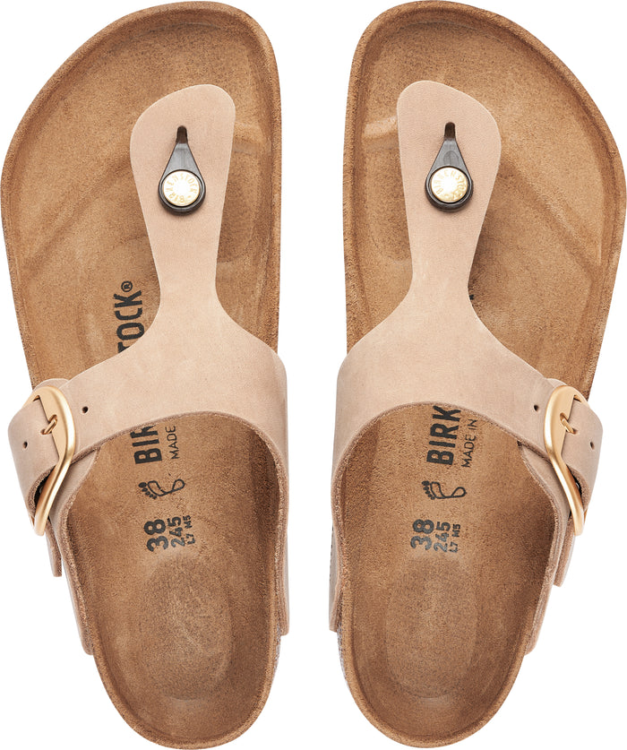 Gizeh Big Buckle Sandcastle Nubuck 1023966