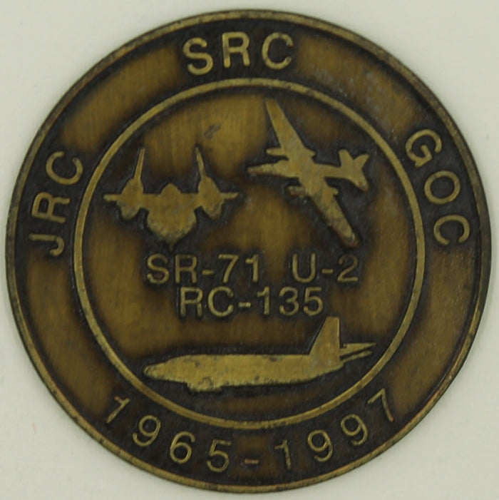 Global Operations Center SR-71 U-2 / U2 RC-135 Joint Strategic Reconnaissance Challenge Coin