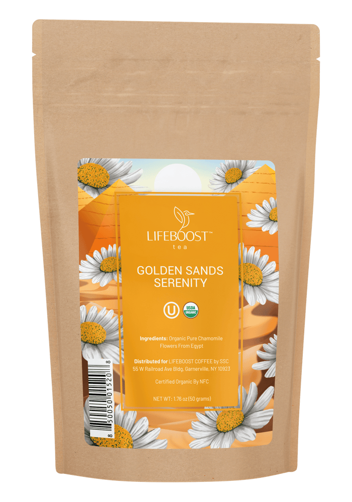 Golden Sand Serenity Tea - Lifeboost Coffee