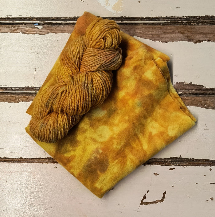 Golden Sunflower Hand Dyed Wool Yarn (Wholesale)