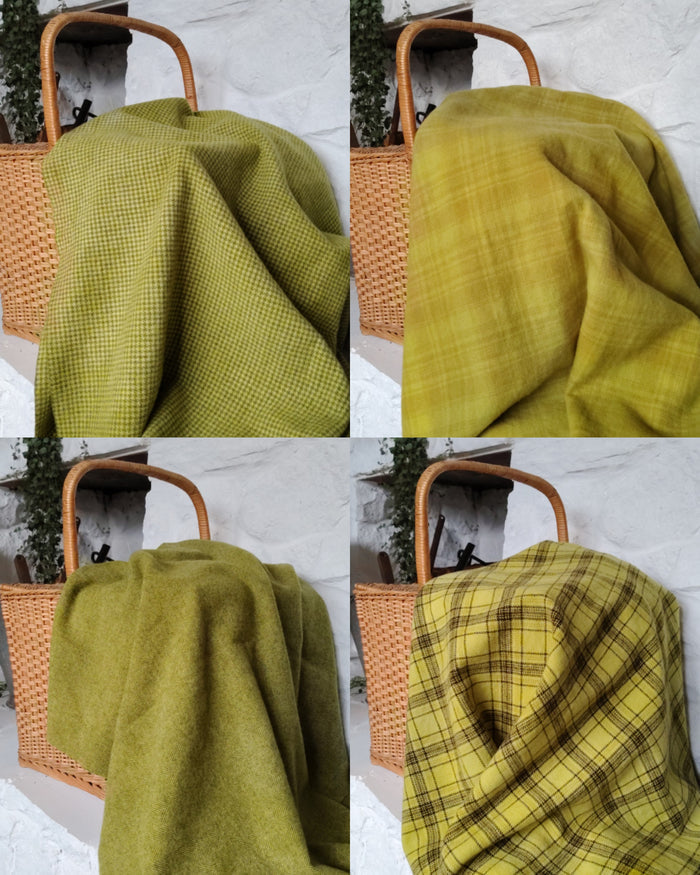 Grasshopper Hand Dyed Wool Fat Sixteenth Bundle