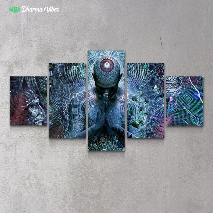 Gratitude For The Earth And Sky by Cameron Gray 5-Piece Canvas