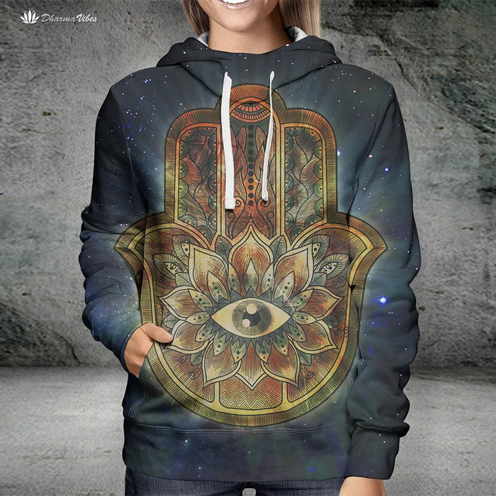 Hamsa by McAshe Yoga Hoodie