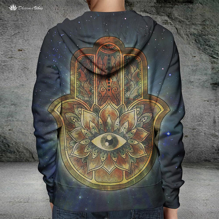 Hamsa by McAshe Yoga Hoodie