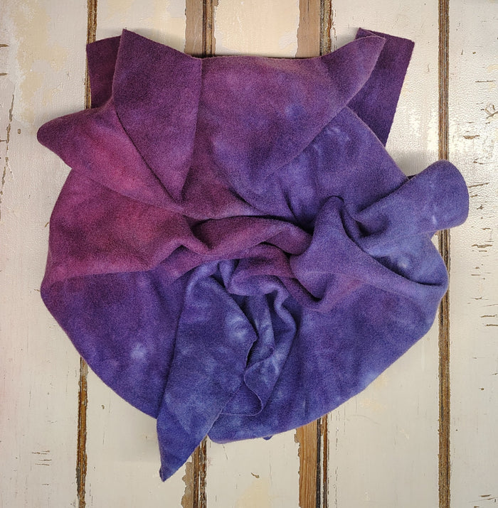 Harmonious Hydrangea Hand Dyed Wool