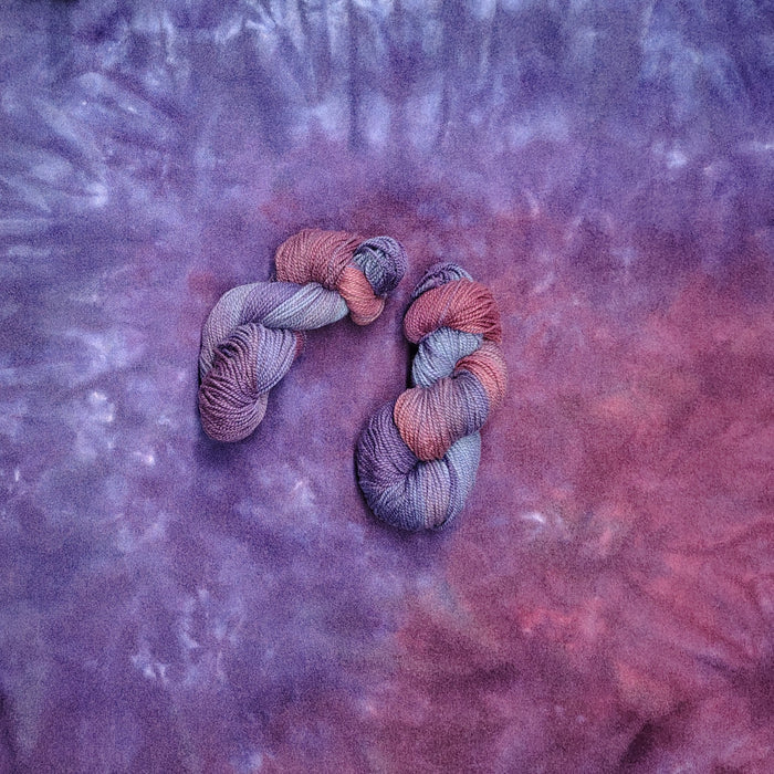 Harmonious Hydrangea Hand Dyed Wool