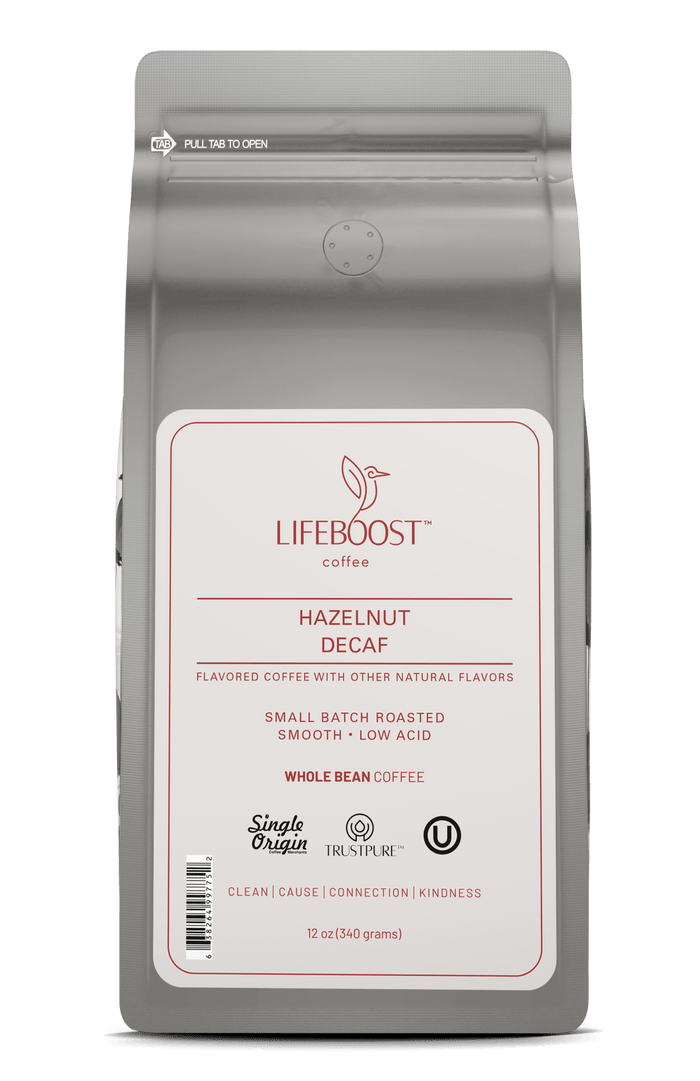 Hazelnut Decaf - Lifeboost Coffee