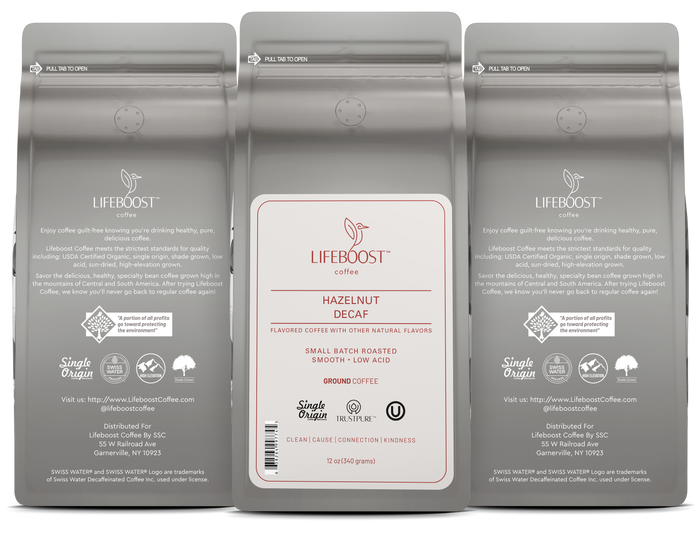 Hazelnut Decaf - Lifeboost Coffee