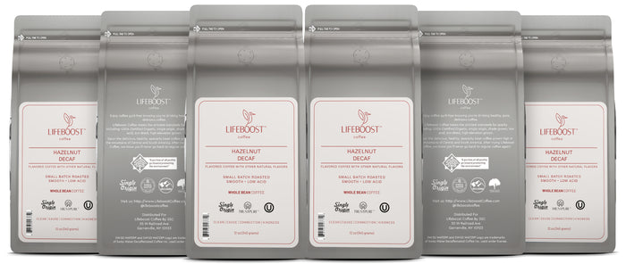Hazelnut Decaf - Lifeboost Coffee