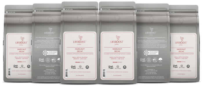 Hazelnut Decaf - Lifeboost Coffee