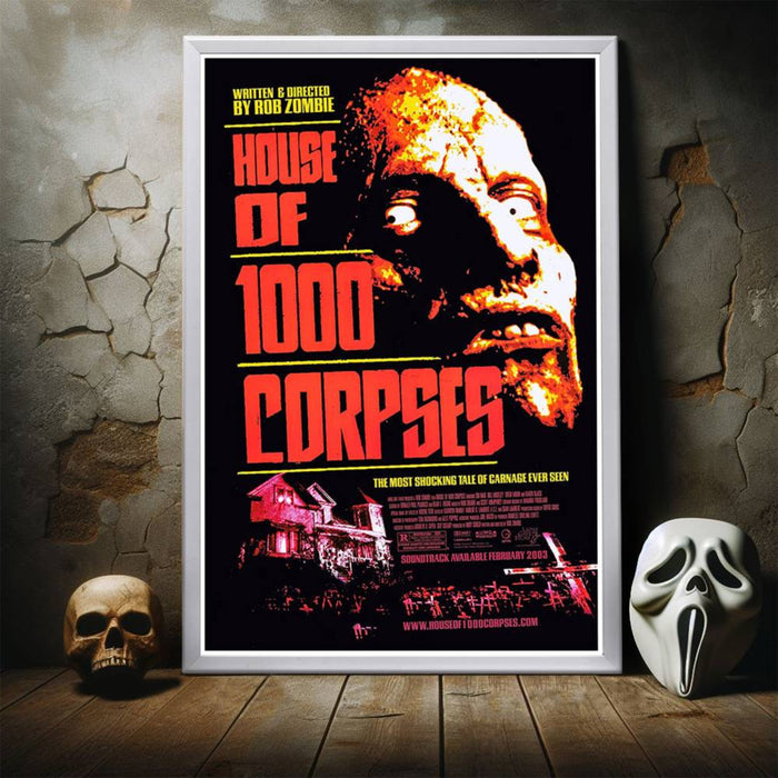 "House Of 1000 Corpses" (2003) Framed Movie Poster