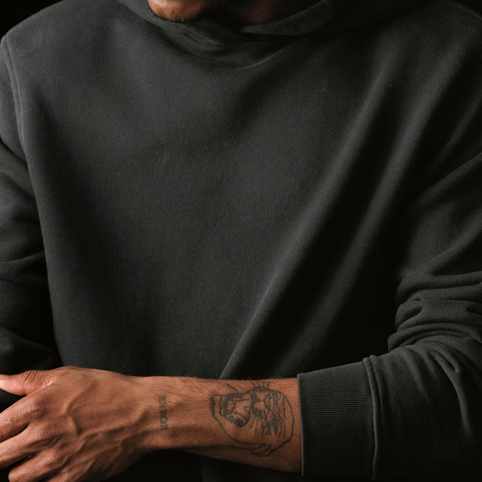 Imogene+Willie davenport hoodie in faded black