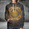 Incandescent Sri Yantra by McAshe Hoodie