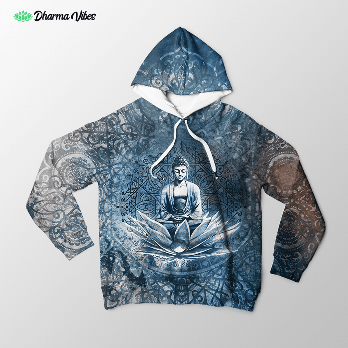 Interiorized Buddha Maeditation by Mcashe Hoodie