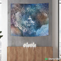 Interiorized Buddha meditation by McAshe Tapestry