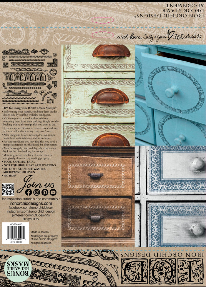 IOD Adornment Stamp
