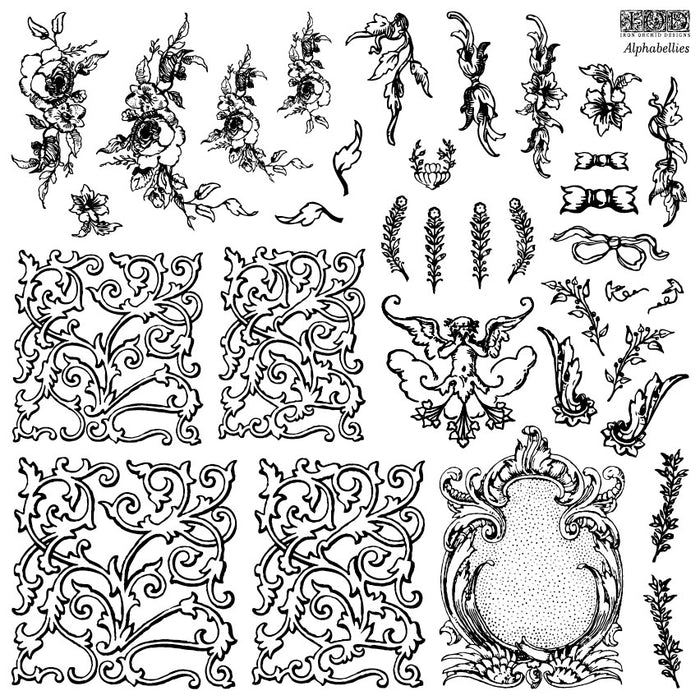 IOD Alphabellies Stamp