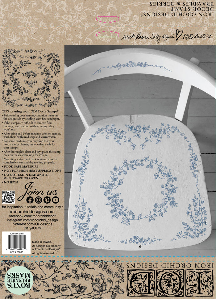 IOD Bramble and Berries stamp
