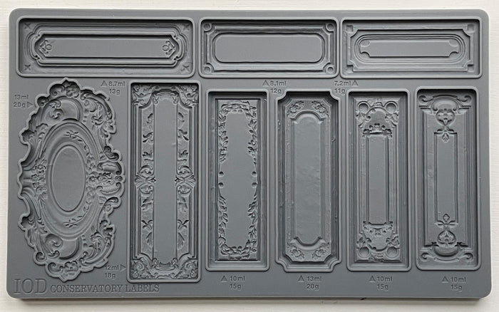 IOD Conservatory Labels Mould