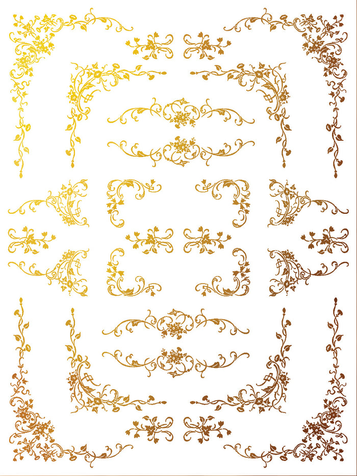 IOD Si Belle Gold Gilded Transfer