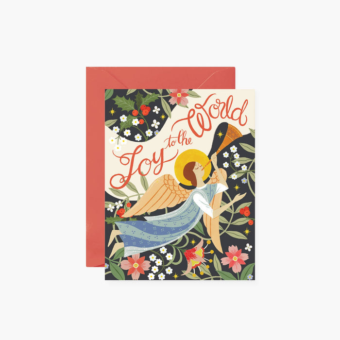 Joy to the World Holiday Card - Botanica Paper Co.
