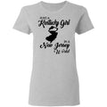 Just A Kentucky Girl In A New Jersey World T-Shirt - T-shirt Teezalo