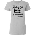 Just A Kentucky Girl In A Pennsylvania World T-Shirt - T-shirt Teezalo