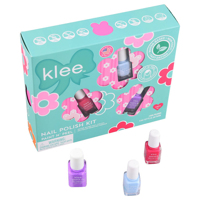Klee Kids Nail Polish Set -Pixie Flowers