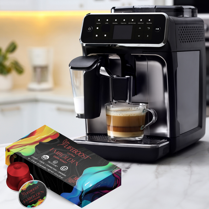Embolden Dark Roast Capsules – - Lifeboost Coffee