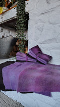 Lilac Hand Dyed Wool Fat Eighth Bundle