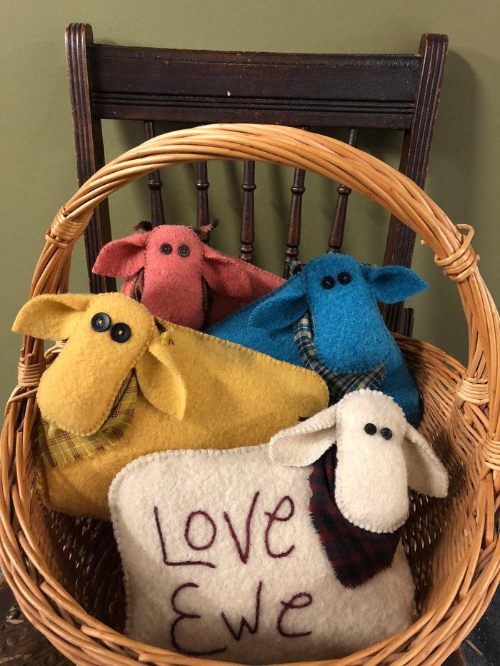 Little Lamb Paper Pattern - All About Ewe Wool Shop