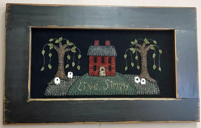 LIVE SIMPLY PILLOW Paper Pattern - All About Ewe Wool Shop