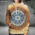 Magen Star Warm Mandala by McAshe Hoodie