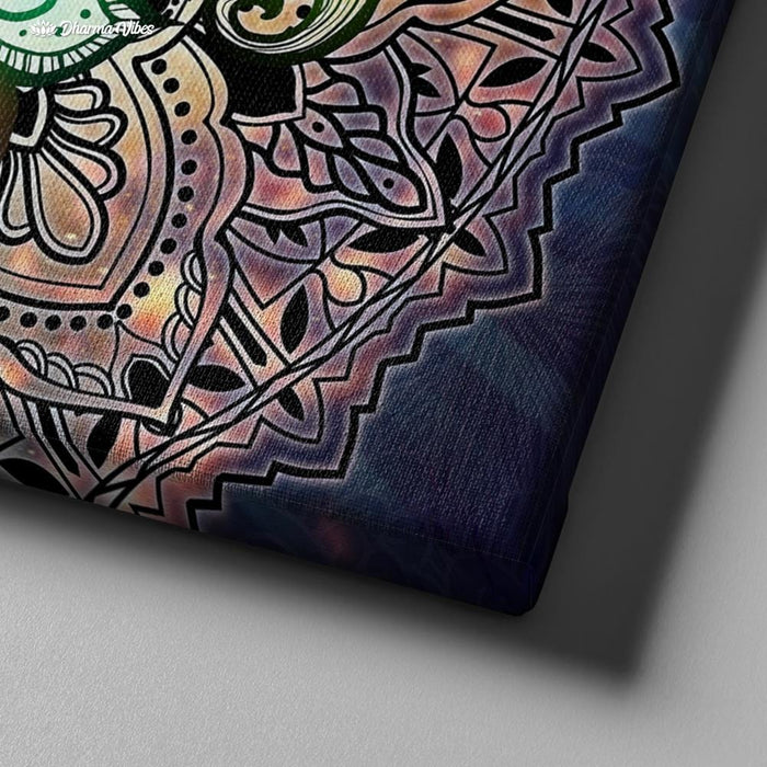 Mandala Colorful Owl by McAshe 1-Piece Canvas
