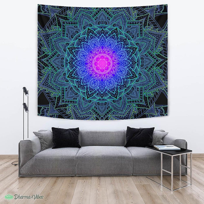 Mandala Love by Cameron Gray Tapestry