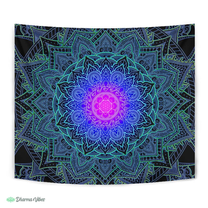 Mandala Love by Cameron Gray Tapestry