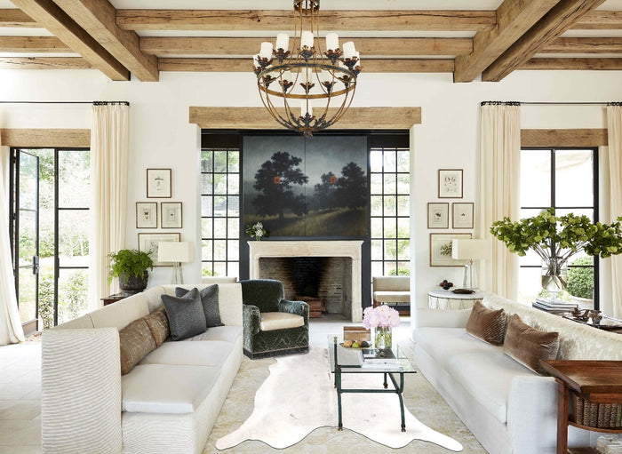 Medium Grey Cowhide Rug #B4589