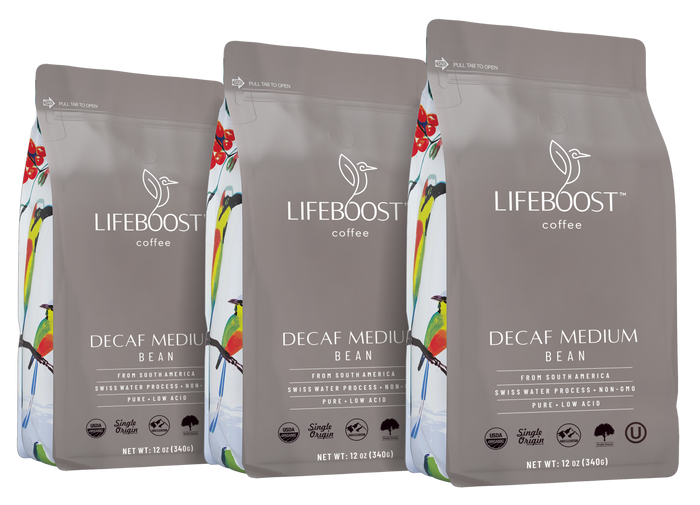 Medium Roast Decaf - Lifeboost Coffee