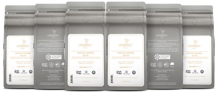 Mocha Caramel Latte Decaf - Lifeboost Coffee