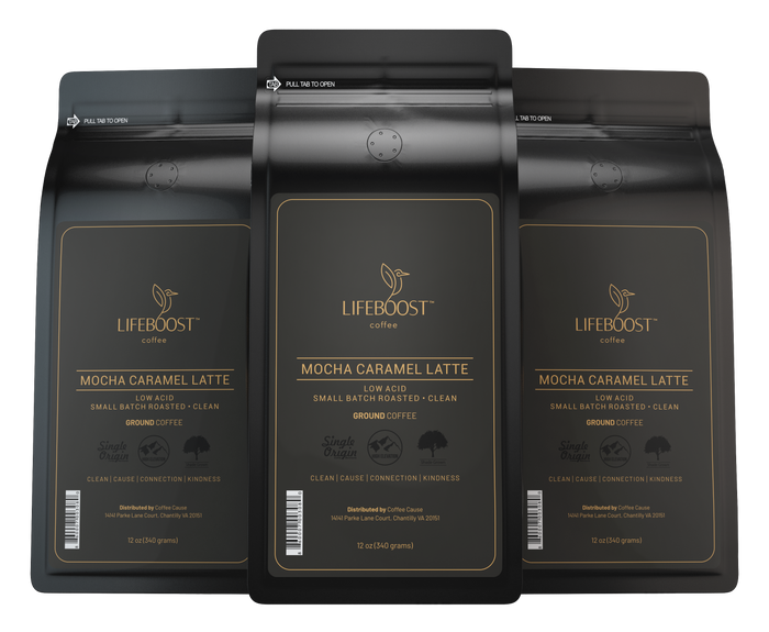 Smooth & Healthy Mocha Caramel Latte Flavored Coffee
