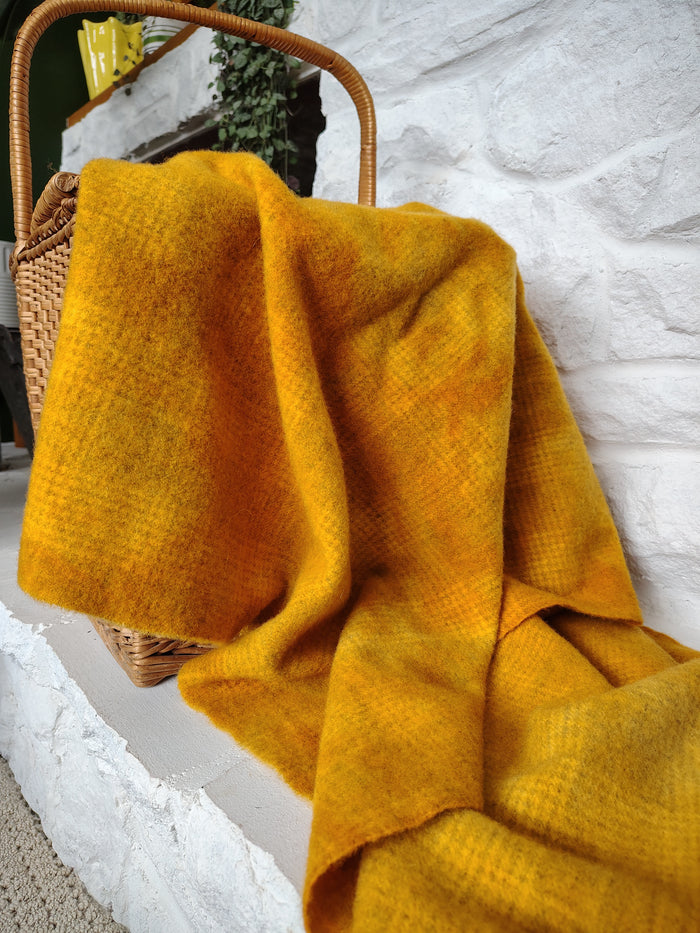 Mustard Hand Dyed Wool Fat Sixteenth Bundle