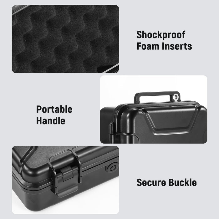 NEEWER AC022 Waterproof Hard Case features a rugged ABS exterior