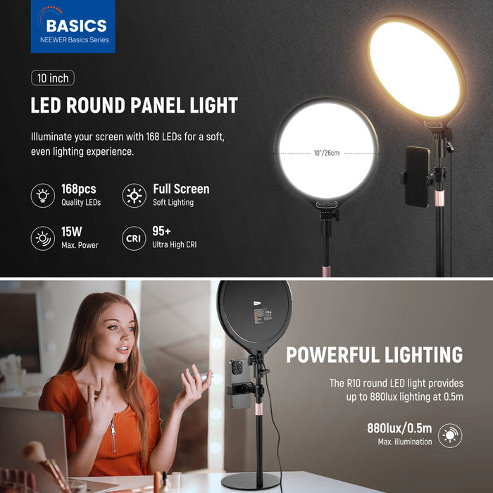 NEEWER R10 Round LED Panel Light
