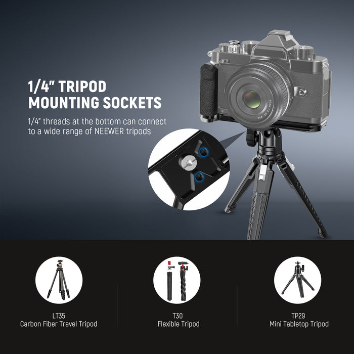 NEEWER CA134 L Shape Handgrip Camera Mounting Baseplate for Nikon Zf