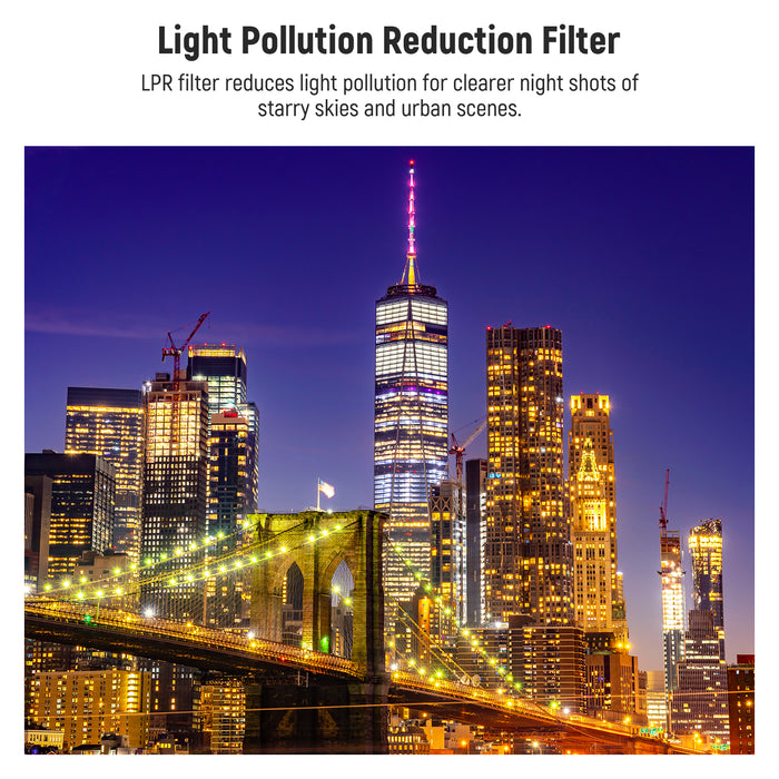 NEEWER FL-63 Light Pollution Reduction Filter for DJI Pocket 3 / Pocket 4 & Xtra Muse